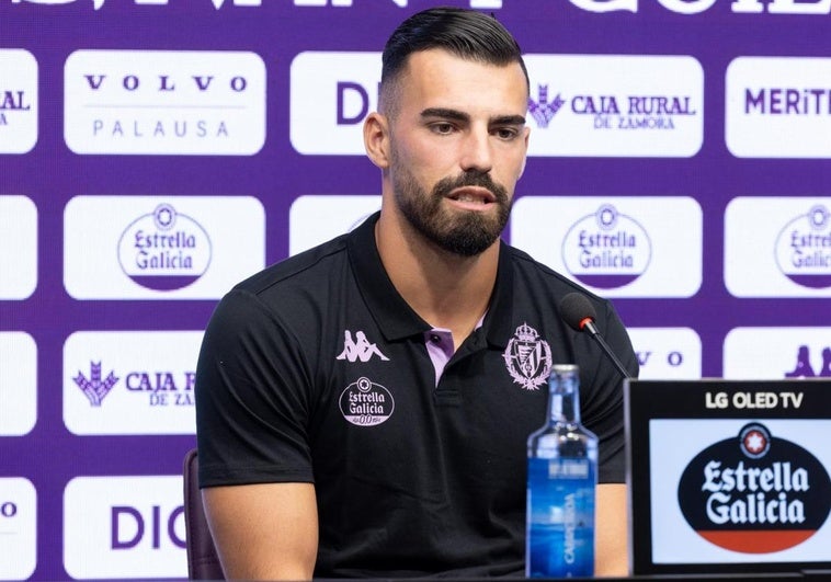 Guilherme, en su presentación con el Real Valladolid: «Me considero un líder en el vestuario y en el campo»
